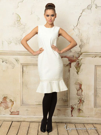 Платье Waggon Paris, цвет белый
