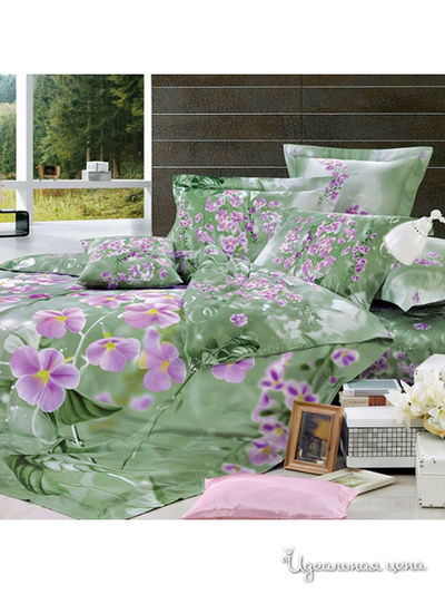 Комплект постельного белья, двуспальный Buenas Noches, цвет мультицвет