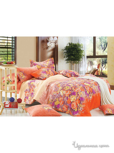 Комплект постельного белья Евро Amore Mio, цвет мультиколор