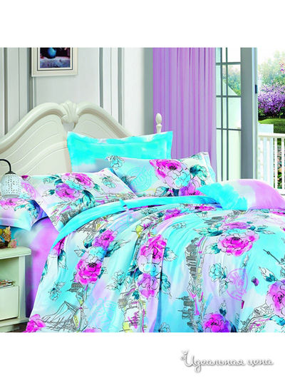 Комплект постельного белья Семейный Amore Mio, цвет мультиколор