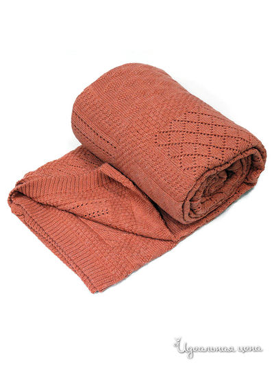 Плед, 200*220 Buenas Noches, цвет терракотовый