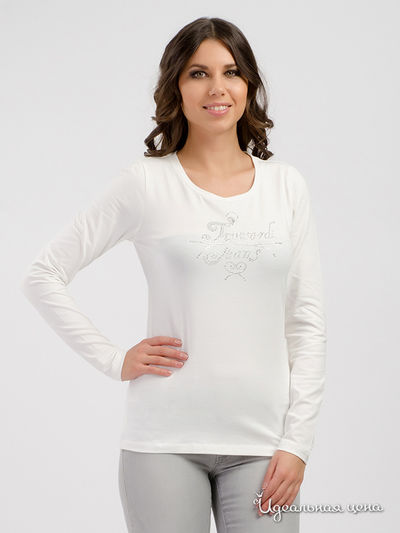 Лонгслив TRUSSARDI, цвет Белый