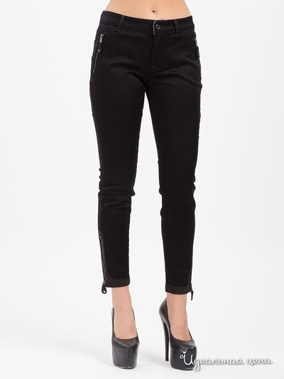 Джинсы TRUSSARDI, цвет черный