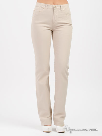 Джинсы TRUSSARDI, цвет кремовый