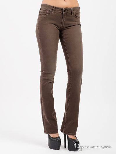 Джинсы TRUSSARDI, цвет Коричневый