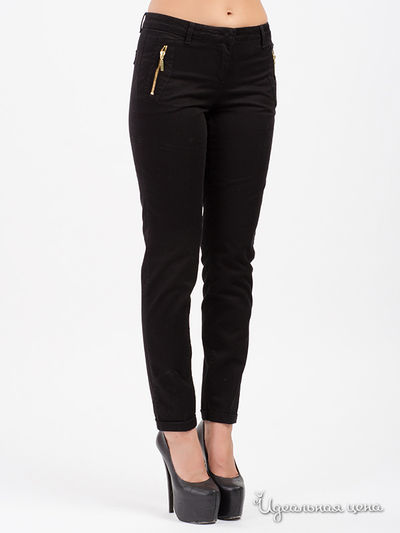 Брюки TRUSSARDI, цвет черный