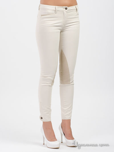 Брюки TRUSSARDI, цвет кремовый