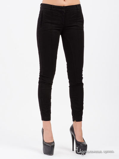 Брюки TRUSSARDI, цвет черный