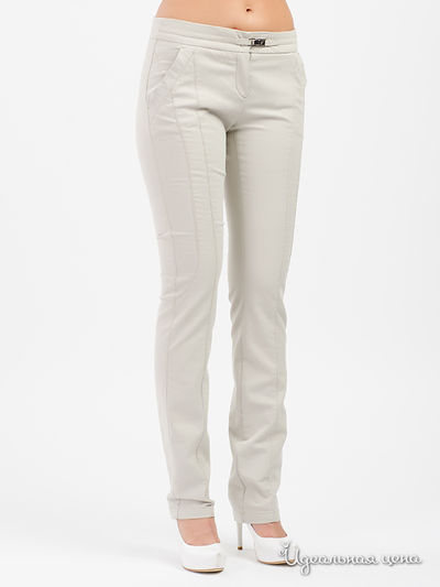 Брюки TRUSSARDI, цвет бежевый