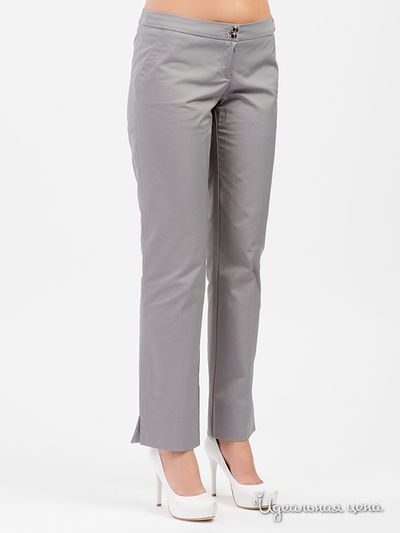 Брюки TRUSSARDI, цвет серый