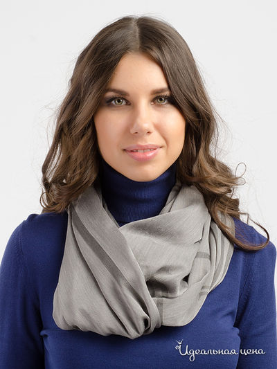 Шарф TRUSSARDI, цвет серый