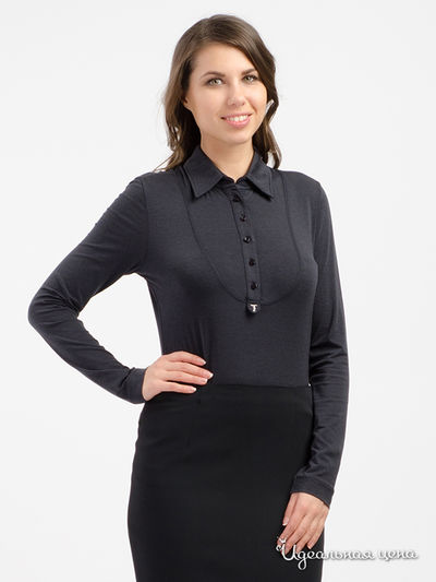 Поло TRUSSARDI, цвет черный