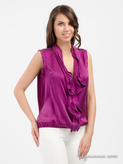 Рубашка TRUSSARDI, цвет сиреневый