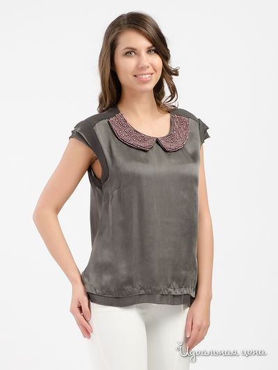 Рубашка TRUSSARDI, цвет темно-серый