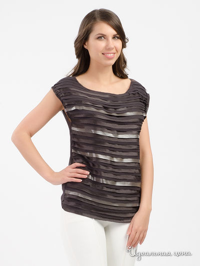 Блуза TRUSSARDI, цвет темно-серый