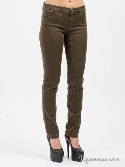 Джинсы TRUSSARDI, цвет Хаки