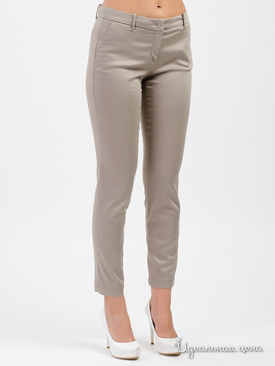 Брюки TRUSSARDI, цвет бежевый