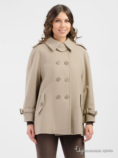 Пальто TRUSSARDI, цвет бежевый