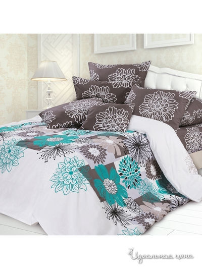 Комплект постельного белья двуспальный, 70*70 см Унисон, цвет Мультиколор