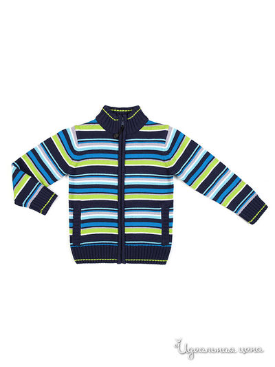 Кардиган PlayToday, цвет синий, серый, салатовый, белый, голубой