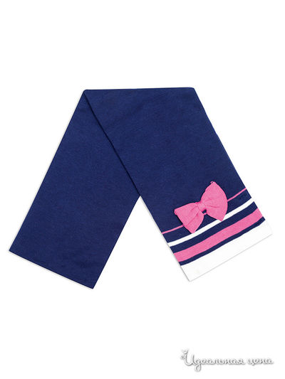 Шарф PlayToday, цвет синий, белый, розовый