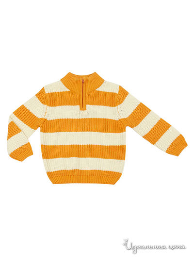 Свитер PlayToday, цвет оранжевый, белый