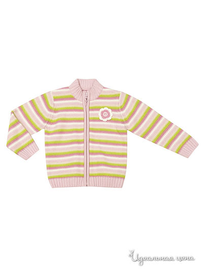 Кардиган PlayToday, цвет розовый, салатовый, белый