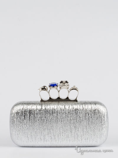 Клатч Magnetic, цвет серебристый