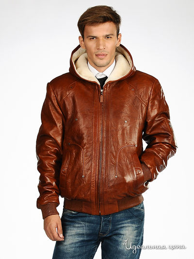 Дубленка Jack Trendy, цвет коньяк