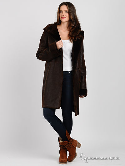 Дубленка Santa Lucia, цвет Коричневый