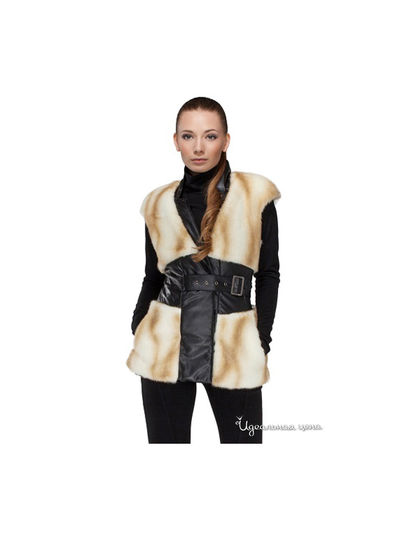 Жилет Alisa Line, цвет белая норка