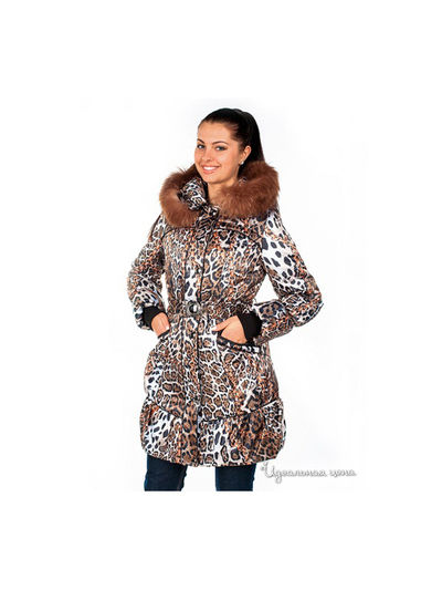 Куртка Alisa Line, цвет леопард цепи