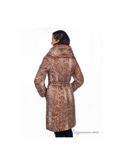 Куртка женская Alisa Line, цвет змея-вязка коричневая