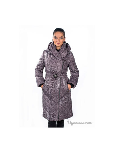 Куртка Alisa Line, цвет змея-вязка серая