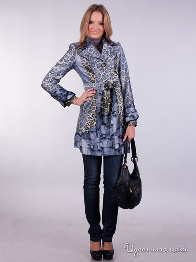 Плащ Alisa Line, цвет рыжий леопард