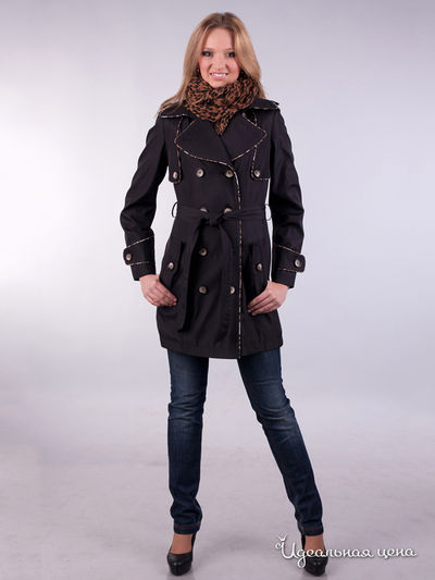 Плащ Alisa Line, цвет черный