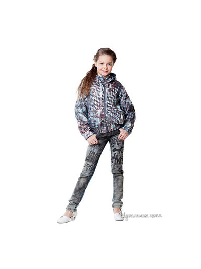 Куртка Alisa Line, цвет гусиная лапка синяя