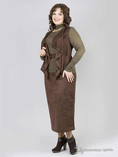 Жилет Natura, цвет шоколадный