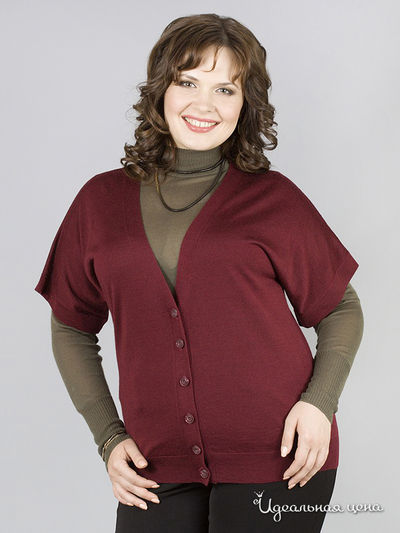 Кардиган Natura, цвет вишневый
