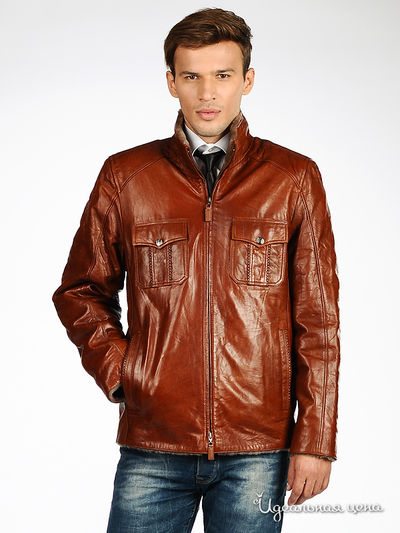 Дубленка Jack Trendy, цвет коньяк