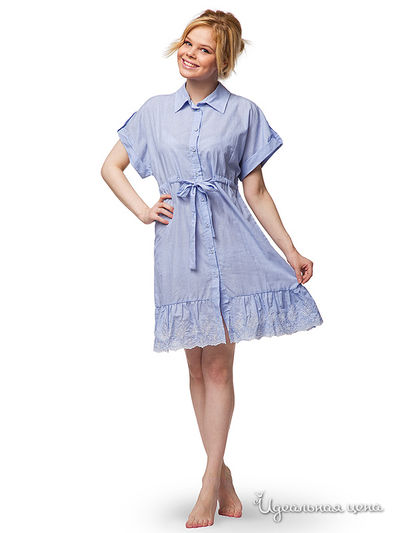 Халат Aqua, цвет голубой