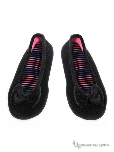 Тапочки Isotoner, цвет черный