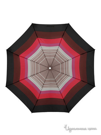 Зонт Isotoner, цвет Каштановая полоска