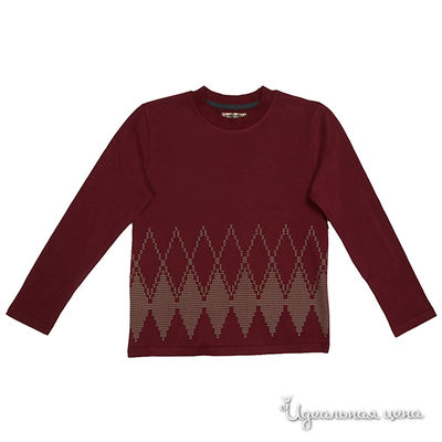 Джемпер Венейя, цвет бордо с рисунком