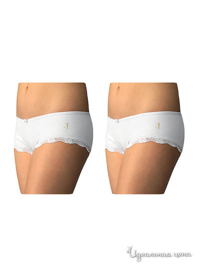 Трусы, 2 шт Arina, цвет белый