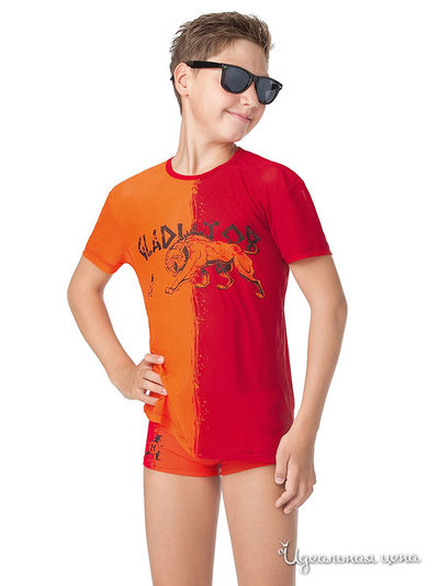Футболка Nirey, цвет принт 'саблезубый тигр и гладиатор'