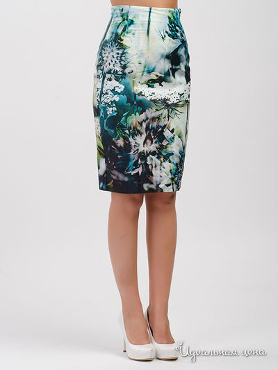 Юбка Imago, цвет голубой принт