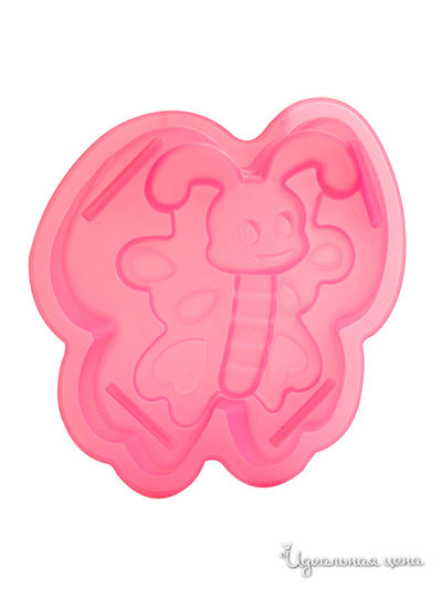 Форма для выпечки  "Мотылек", 11x10x4 см Regent, цвет розовый