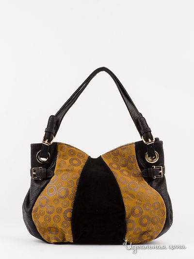 Сумка Blu Style, цвет черный, светло-коричневый