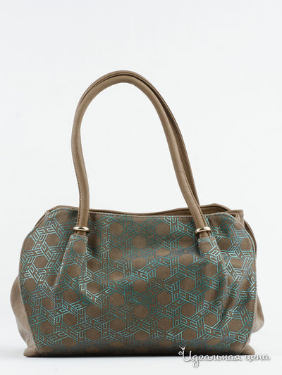 Сумка Blu Style, цвет светло-коричневый, зеленый